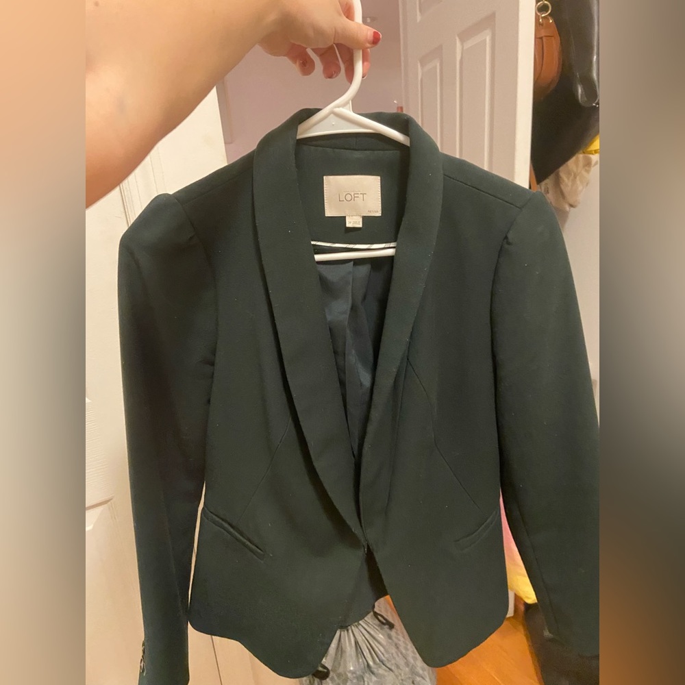 Loft Forrest green blazer